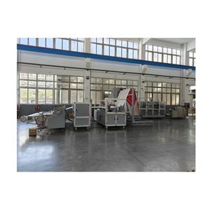 Máquina Automática para Fabricar y Doblar Fundas de <span class=keywords><strong>Cama</strong></span> Desechables de Tela No Tejida, Máquina para Fabricar Sábanas de Tela No Tejida con Elástico - Product Image 1