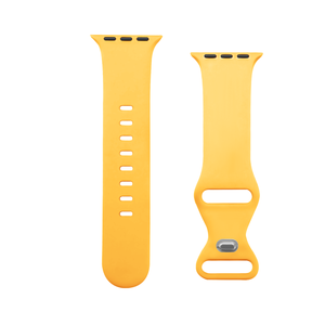 Bracelet de montre en silicone coloré populaire pour <span class=keywords><strong>Apple</strong></span> <span class=keywords><strong>Watch</strong></span> S10/9/8/7, doux, durable, design queue de papillon - Product Image 1