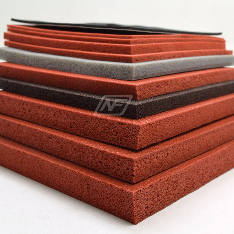 Клейкий силиконовый Поролоновый лист с закрытыми ячейками, силиконовый Поролоновый лист, устойчивый к высоким температурам, красный лист