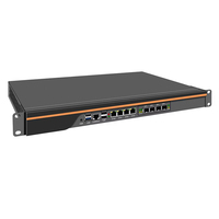 Mini PC Pare-feu N150 avec 4 ports LAN 2.5G I226 V, 4 ports 2.5G LAN, 4 ports 10G SFP+, ports fibre optique, compatible Pfsense, Opsense, Microtik