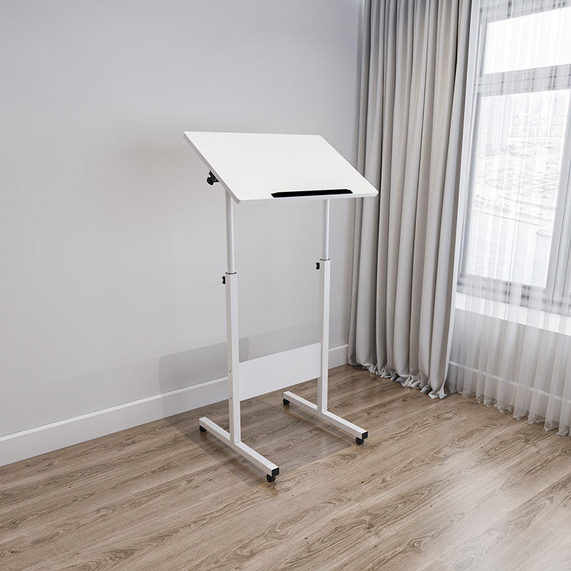 รุ่นตั้ง: 60x40 ซม. เอียง สีขาว (หนา)