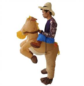 Blow up Party <span class=keywords><strong>Costume</strong></span> Adultes et Enfant <span class=keywords><strong>Cowboy</strong></span> Horse Rider Déguisement <span class=keywords><strong>Gonflable</strong></span> <span class=keywords><strong>Costume</strong></span> <span class=keywords><strong>Gonflable</strong></span> Halloween <span class=keywords><strong>Costume</strong></span> - Product Image 4