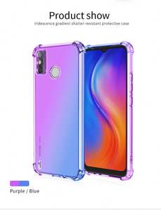 غطاء متدرج اللون لهاتف تكنو المحمول سبارك 6 جو وكامون 15 طراز سي دي 7 - Product Image 6