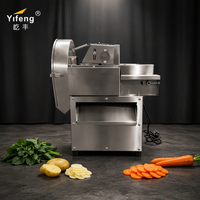 Coupe-légumes entièrement automatique à haute efficacité 220V, machine multifonctionnelle pour trancher et couper les légumes