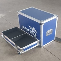 Flight case 2 en 1 STAGEPAS 600BT, en aluminium verrouillable, résistant à l'eau IP65/IP68, OEM/ODM, pour équipement audio.