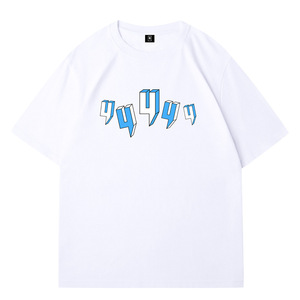 T-shirt Unisex da <span class=keywords><strong>Uomo</strong></span> a Maniche Corte, Vestibilità <span class=keywords><strong>Slim</strong></span>, Stampa Vintage con Lettere, 100% Cotone, Asciugatura Rapida, Traspirante, <span class=keywords><strong>Abbigliamento</strong></span> Outdoor - Product Image 6