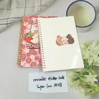 Prix d'usine personnalisé album personnalisé rebut réutilisable journal papier planificateur autocollant livre pour enfant