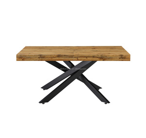 Top retrattile <span class=keywords><strong>allungabile</strong></span> lungo <span class=keywords><strong>tavolo</strong></span> da pranzo piedi in <span class=keywords><strong>metallo</strong></span> importato MDF <span class=keywords><strong>legno</strong></span> espandibile mobili per la casa in ferro <span class=keywords><strong>tavolo</strong></span> moderno - Product Image 5