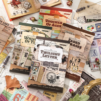 Livres d'autocollants vintage prédécoupés personnalisés pour scrapbooking, journalisation et DIY