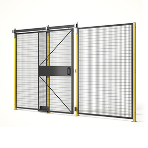 La più recente rete di isolamento per officina di Guardrail in acciaio per recinzione di separazione di isolamento del magazzino in rete metallica di alta qualità - Product Image 3