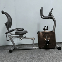 Vélo d'exercice couché de luxe en acier avec dossier en maille respirante, écran LCD de haute qualité, résistance à 8 niveaux, volant d'inertie de 5 kg, pour la maison et la salle de sport