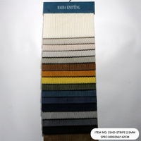 Warp Knitted 2,5 Wale Tela de pana 100% Poliéster 250GSM Tela de tapicería para muebles Asiento de autobús Textil en stock