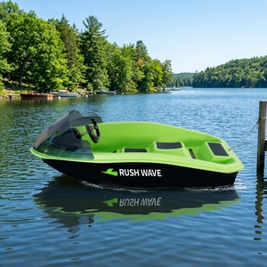 RUSH WAVE Jet Kart Eléctrico Acuático para Surf y Derrapes, Mini Jet Kart de EPP para Pistas Cerradas, Alquiler y Uso Comercial - Product Image 1