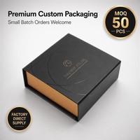 Boîte cadeau en papier magnétique avec logo personnalisé, boîte d'emballage rigide, boîte à courrier carrée imprimée pour cosmétiques