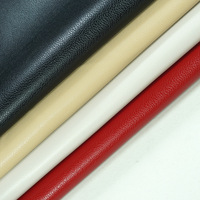 Cuir PU gaufré direct usine, finition grain de litchi, avec envers en velours de coton synthétique – Résistant à l'abrasion pour canapés et bagages