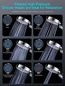 Водосберегающие насадки для душа высокого давления с фильтром - Product Image 5