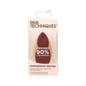 0130 <span class=keywords><strong>Real</strong></span> Technique Makeupsaver Éponge Maquillage Mélangeur Éponge pour Formulations Liquides et Crème Application Ciblée Sans Latex - Product Image 1