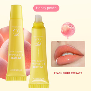 Peach Strawberry <b>Flavor</b> Moisturizing Spf 50 Customizable <b>Lip</b> Balm Private Label Vegan Fruit <b>Lip</b> Plumper <b>Gloss</b> Wholesale Bulk - Product Image 4