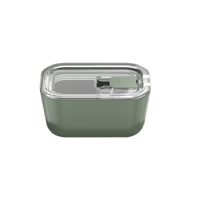 Matériau de qualité alimentaire, avec une couche intérieure en verre, ce récipient de stockage alimentaire permet de conserver les aliments frais et peut servir de boîte à lunch.