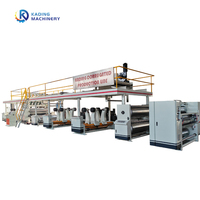 Chaîne de production complètement automatique à grande vitesse de carton ondulé de 3 /5/7 couches pour l'usine de boîte de carton
