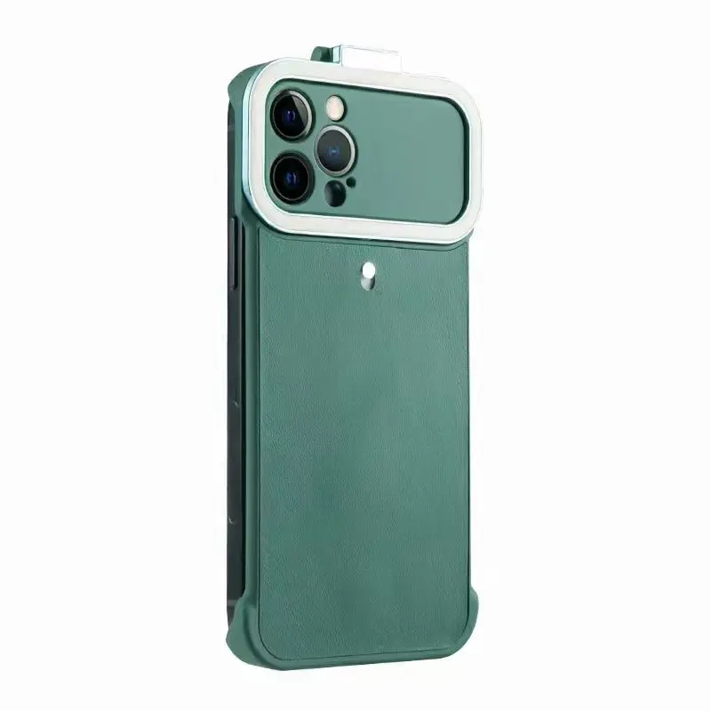 New products Fill Light Cover Photo Led Selfie Phone Case For iPhone 12 Pro Max Built-in Battery