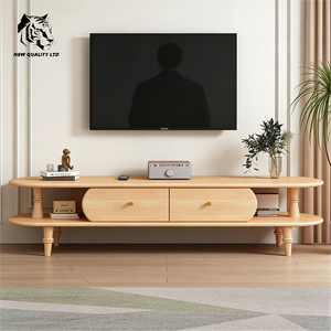 china supplier low cost customize in stock Modern Eco-Friendly <b>TV</b> <b>Sideboard</b> for Living Room Bedroom Newest Wood <b>TV</b> Cabinet - Product Image 1
