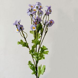LUYI - Campanella a vento con fiori di giglio <span class=keywords><strong>della</strong></span> valle a stelo lungo, fiori artificiali, composizione floreale artificiale per la casa, soggiorno, sala da pranzo - Product Image 6