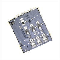 WECONN WL-SIM137-12N 6PIN+1 H=1.37mm Interrupteur de détection Push-Push Connecteur de carte Nano SIM Prise d'extension Approuvé RoHS/REACH Intelligent