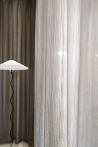 새로운 트렌드 디자인의 회색 금박 시어 튤, 거실 장식을 위한 가볍고 고급스러운 꿈같은 반투명 거즈 - Product Image 2