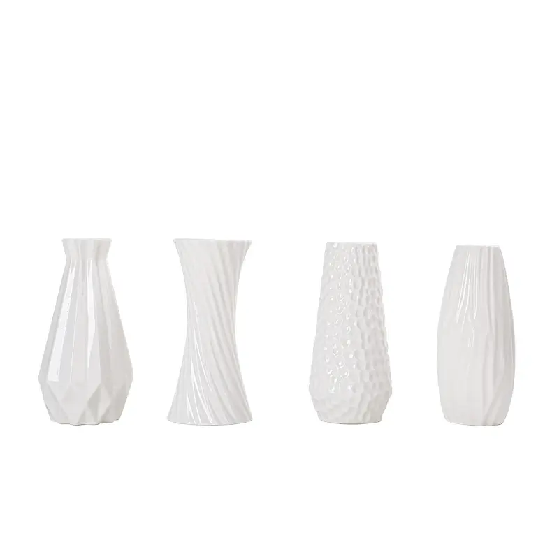 Schaf dicke Jade-Vase, Blumenanordnung, hoher ästhetischer Wert, Internet-Berühmtheit, minimalistische Vase, europäischer Stil Wohnzimmer