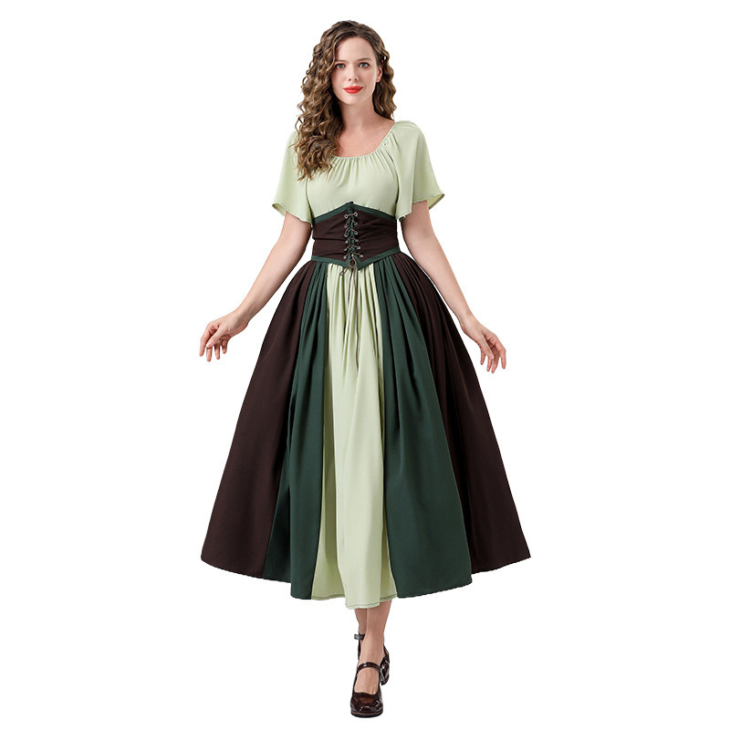 0819 Vert clair [Robe avec lien à la taille]