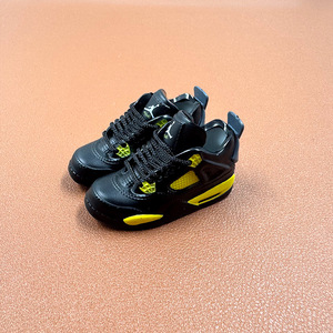Moule à <span class=keywords><strong>chaussures</strong></span> 3D <span class=keywords><strong>Aj4</strong></span> Mini, <span class=keywords><strong>Chaussures</strong></span> Nude, Une paire de <span class=keywords><strong>chaussures</strong></span> de basketball 3D, Boîte surprise tendance, Décoration de bureau - Product Image 2