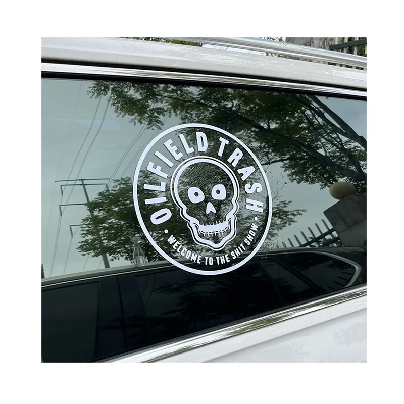 Weatherproof Vehicle Vinyl Transfer Anime Car Decals Custom Die Cut Logo Window Stickers Windshield Car Decals