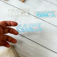 Vente directe Logo d'entreprise personnalisé autocollants transparents personnalisés étiquettes personnalisées étanches autocollants transparents découpés pour voiture