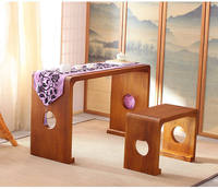 Tabouret de résonance en bois massif pour Guqin, Piano, Calligraphie, Guzheng – Mobilier contemporain réglable et polyvalent pour la maison
