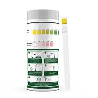 Bandelettes de test de sol haute précision 2-en-1 : Kit testeur de sol double pH et azote avec floculant pour le jardinage, l'agriculture et l'analyse des sols