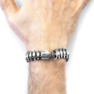 Bracciale a catena Delta Anchor Maxi in argento - Product Image 6