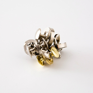 Bolso redondo de metal 18mm 14mm remache botón magnético tipo broche - Product Image 6