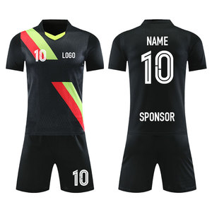 Maillot de football d'été style français, uniforme d'équipe personnalisé, vêtements de sport anti-humidité, unisexe adulte - Product Image 2