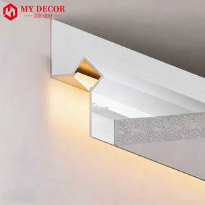 Profil lumineux LED Black Shadow Gap série 6000 en alliage d'aluminium anodisé, éclairage LED de plafond à effet d'ombre - Product Image 2