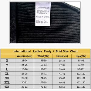 Braguitas Menstruales Impermeables de 4 Capas para Mujer, Ropa Interior para Flujo Abundante, Bragas de Algodón Acanalado para el Periodo, Incontinencia, Sexy - Product Image 6