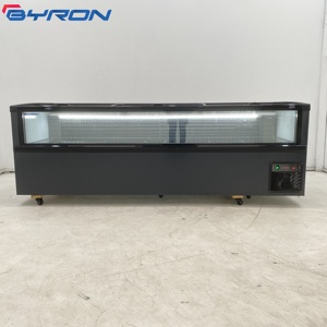 Congelador Comercial Combinado con Vitrina de Isla y Puerta de Cristal SD para Hielo - Product Image 2