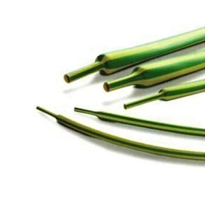 <span class=keywords><strong>125</strong></span> Degrés UL Approbation Ignifuge Sans Halogène 600V 2X Jaune-vert Simple Paroi Flexible EVA Thermorétractable Tube - Product Image 3