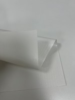 Tissu laminé en vinyle noir, finition mate, polyester tricoté, matériaux de bâche en PVC