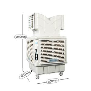Refroidisseur d'air évaporatif <span class=keywords><strong>mobile</strong></span> industriel de grande taille 22000CMH avec moteur AC et pompe, écologique, économie d'énergie, portable - Product Image 1