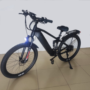 จักรยานไฟฟ้า Road Ebike 1000W 52v21Ah 27.5 *2.4 ระบบกันสะเทือนเต็มรูปแบบ ไฮดรอลิก จักรยานไฟฟ้าในเมืองความเร็วสูง รุ่นปรับแต่งได้ Mountain Bike V1 ยาง 27.5*2.4 MTB 52V 1 - Product Image 4