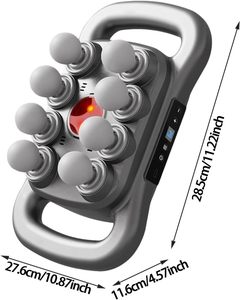 Mini Pistola de Masaje Profesional de Grado Elite para Deportes, con 8 Cabezales, para Relajación Profunda de Tejidos, Aplicación en Brazos, Cuerpo y Cintura - Product Image 2