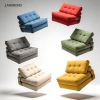 Canapé-lit modulaire en tissu, double usage, pour salon d'appartement, sans structure, pliable, compressé, haute capacité de charge, convertible, pour entrepôt