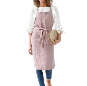 Tablier de chef en coton style japonais sans manches, pour cuisine, jardin, café, travail, avec plusieurs poches, écologique et durable - Product Image 1