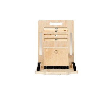 Tabla inclinada de madera con superficie antideslizante y banco ajustable para estiramiento de pantorrillas y tendón de Aquiles, ejercicio físico. - Product Image 5